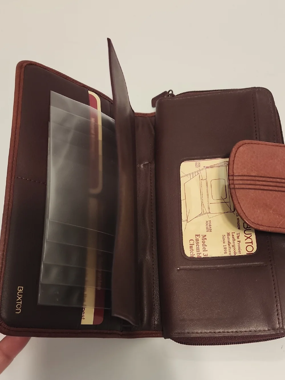 Buxton  Wallet Brown Leather
